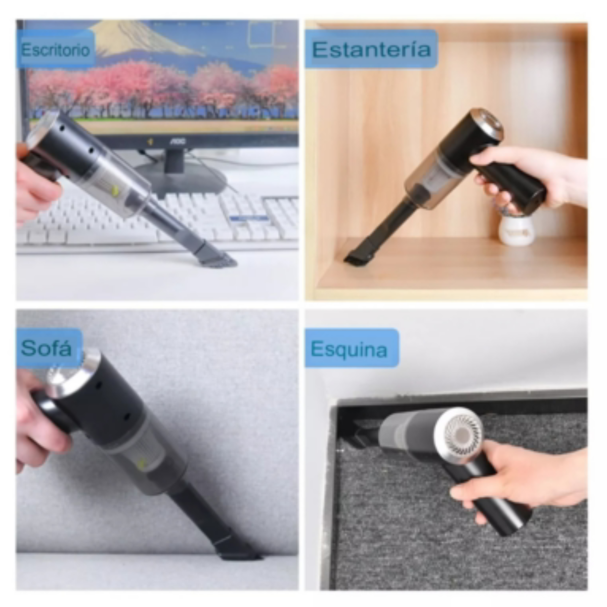 AspiraMax – Aspiradora Portátil para Limpieza Rápida de Auto