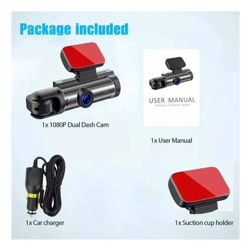 Camara Seguridad Auto 1080p Hd Nocturna