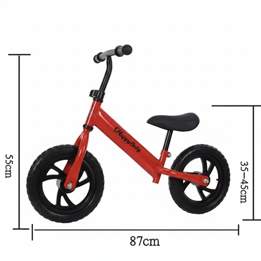Bicicleta De Aprendizaje Para Niños Color Rojo