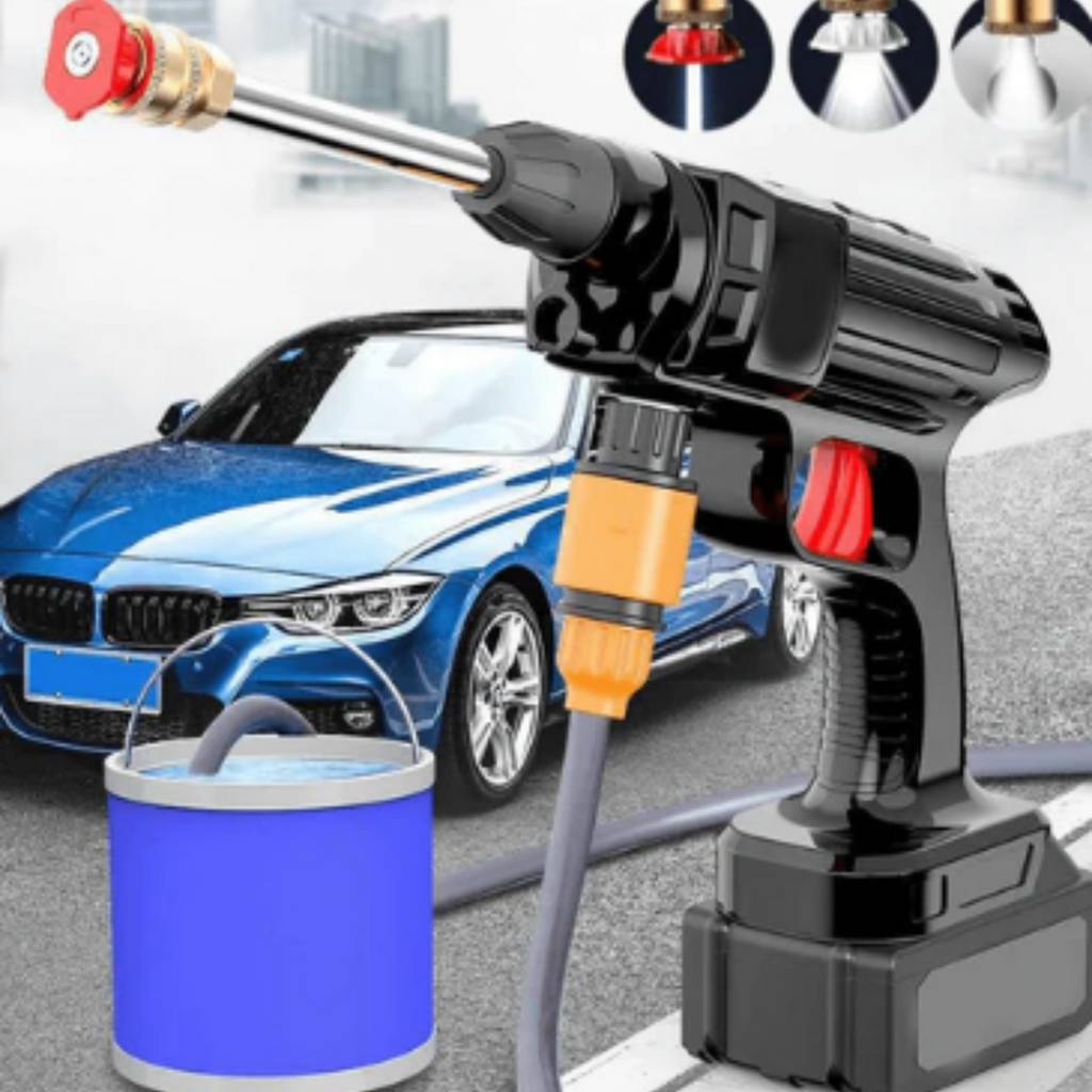 Pistola Lavado Auto + Aspiradora Portátil
